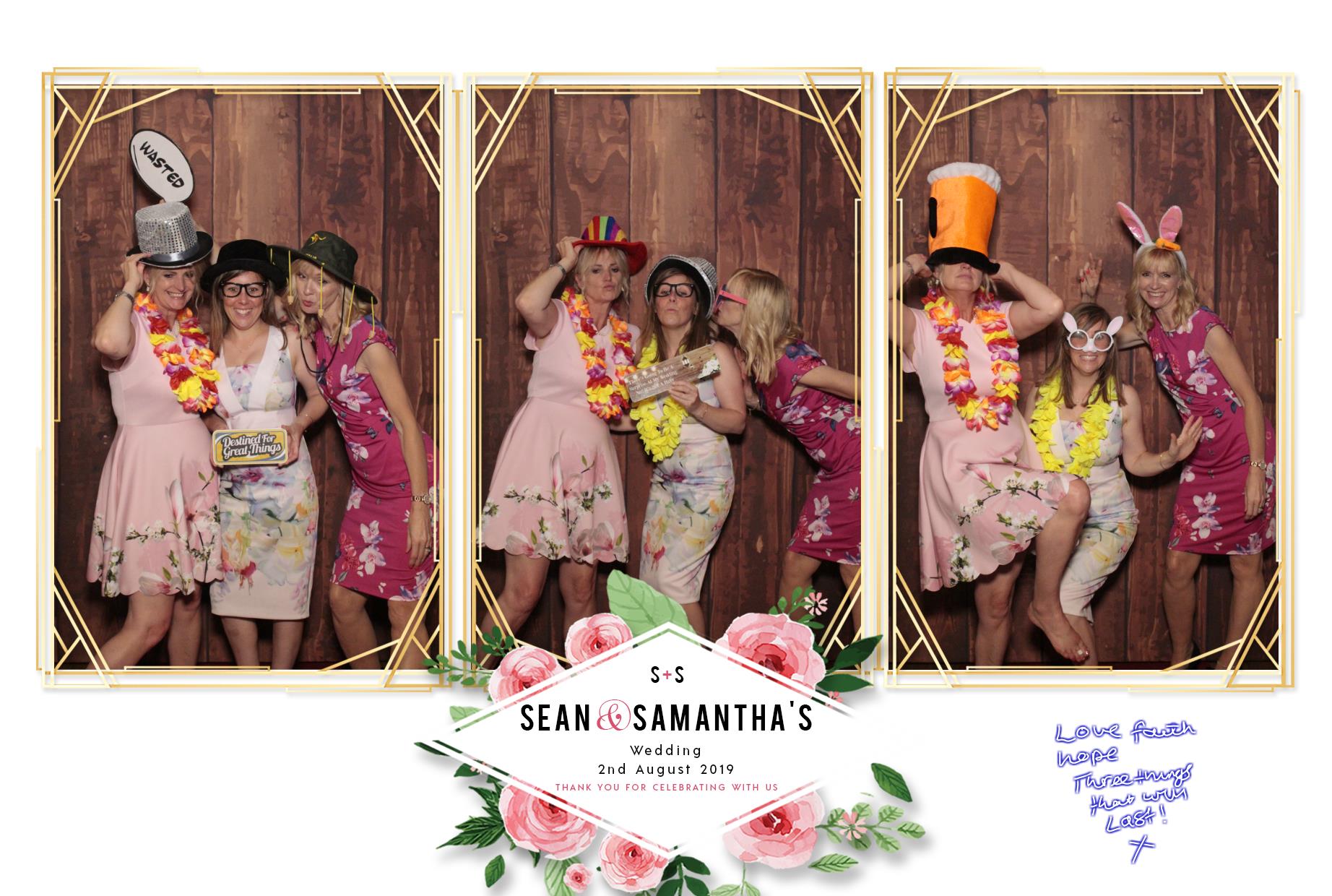 Samantha & Sean's Wedding | View more photos from the event at gallery.myphotoboothexperience.co.uk/u/MyPhotoBoothExperienceLtd/Samantha-Seans-Wedding